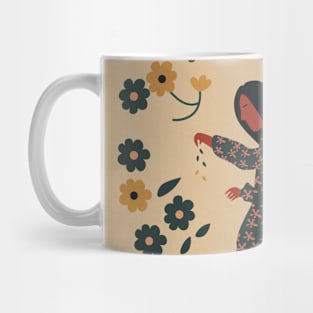 Woman Floral - Garden Boho Mug